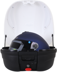 MAXEM SL35 BEYAZ SIRTLIKLI MOTOSİKLET ARKA ÇANTA TOPCASE