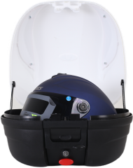 MAXEM SL35 BEYAZ SIRTLIKLI MOTOSİKLET ARKA ÇANTA TOPCASE