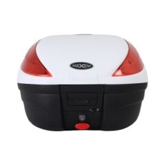 MAXEM SL35 BEYAZ SIRTLIKLI MOTOSİKLET ARKA ÇANTA TOPCASE