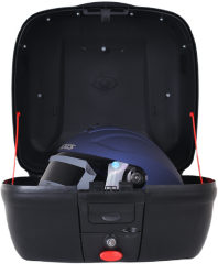 MAXEM SL40 FULL SİYAH MOTOSİKLET ARKA ÇANTA TOPCASE