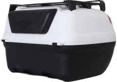 MAXEM SL40 FULL BEYAZ MOTOSİKLET ARKA ÇANTA TOPCASE