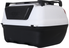 MAXEM SL40 FULL BEYAZ MOTOSİKLET ARKA ÇANTA TOPCASE