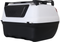 MAXEM SL40 FULL BEYAZ MOTOSİKLET ARKA ÇANTA TOPCASE