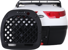 MAXEM SL40 FULL BEYAZ MOTOSİKLET ARKA ÇANTA TOPCASE