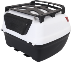 MAXEM SL40 FULL BEYAZ MOTOSİKLET ARKA ÇANTA TOPCASE