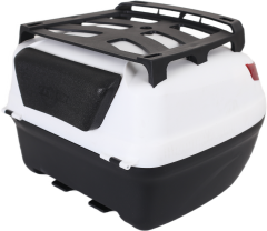 MAXEM SL40 FULL BEYAZ MOTOSİKLET ARKA ÇANTA TOPCASE
