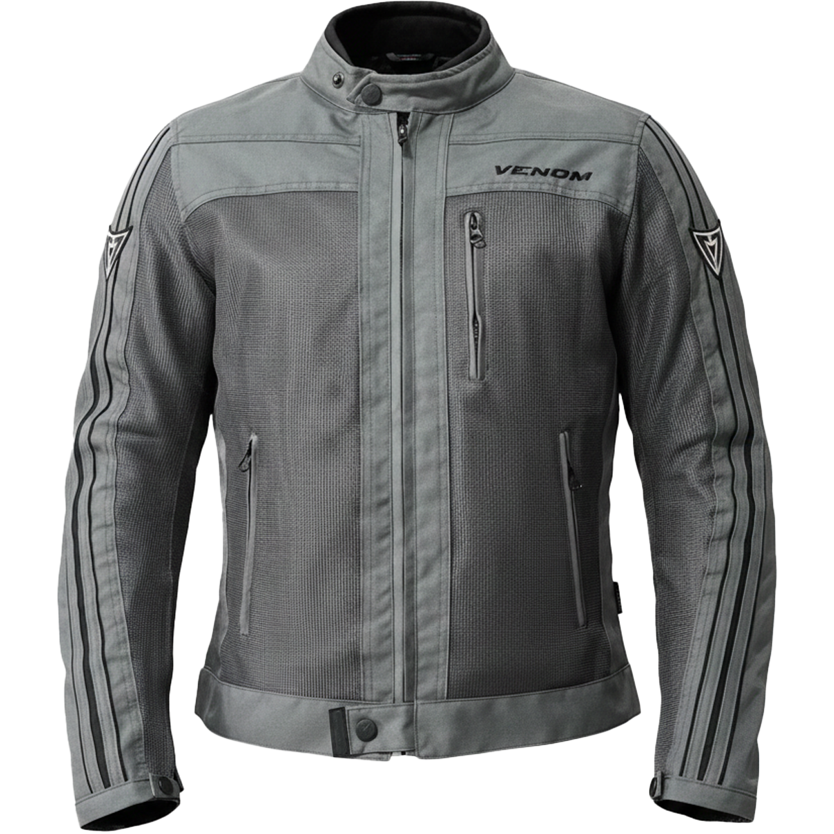 VENOM Compass - Yazlık Motosiklet Ceketi - Gri