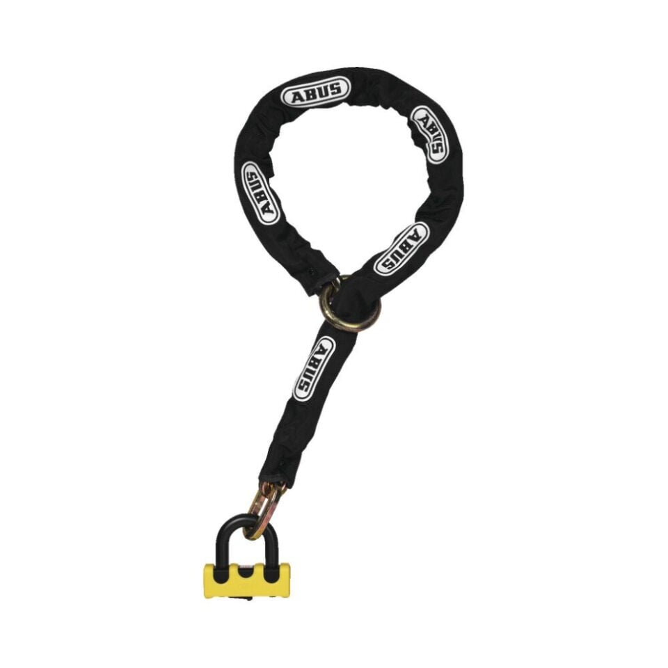 ABUS GRANIT™ Power XS 67/105HB50 Yellow + 12KS120 Black Loop – Premium Motosiklet Zincir Kilidi