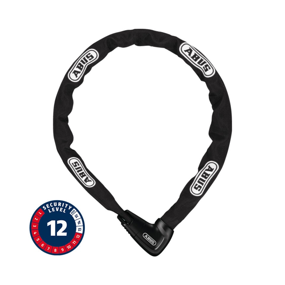 ABUS Steel-O-Chain™ 9809/170 Black – Motosiklet Zincir Kilidi
