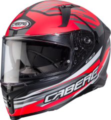 Caberg Avalon Kira Mat Siyah Gri Fosfor Kırmızı Beyaz