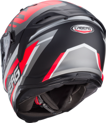 Caberg Avalon Kira Mat Siyah Gri Fosfor Kırmızı Beyaz