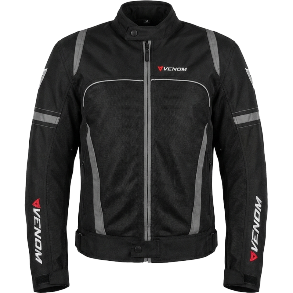 VENOM Spin - Motosiklet Ceketi - Gri