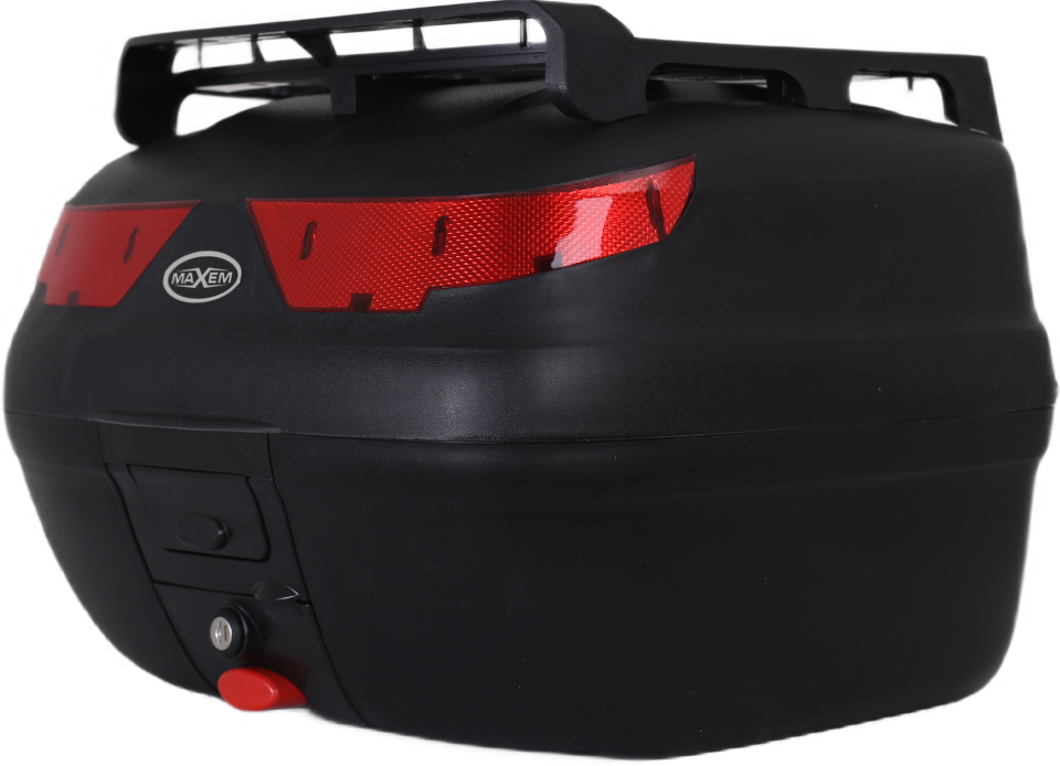 MAXEM SL40 SİYAH BAGAJLI - 40LT MOTOSİKLET ARKA ÇANTA TOPCASE