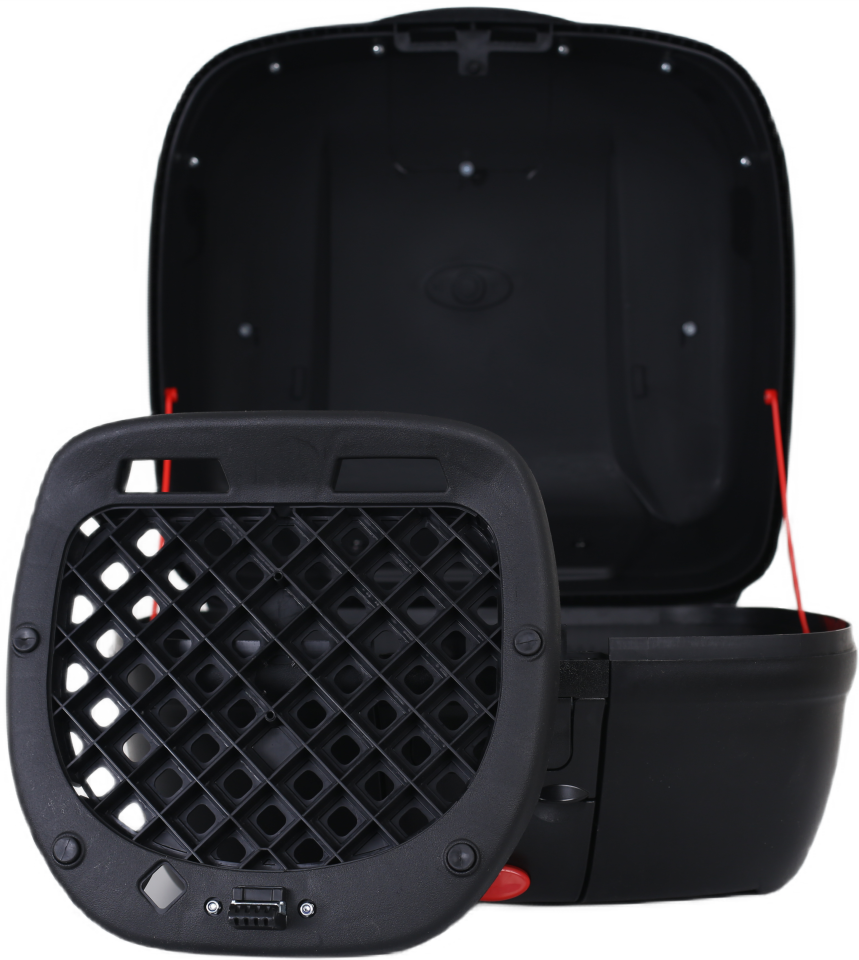 MAXEM SL40 SİYAH BAGAJLI - 40LT MOTOSİKLET ARKA ÇANTA TOPCASE