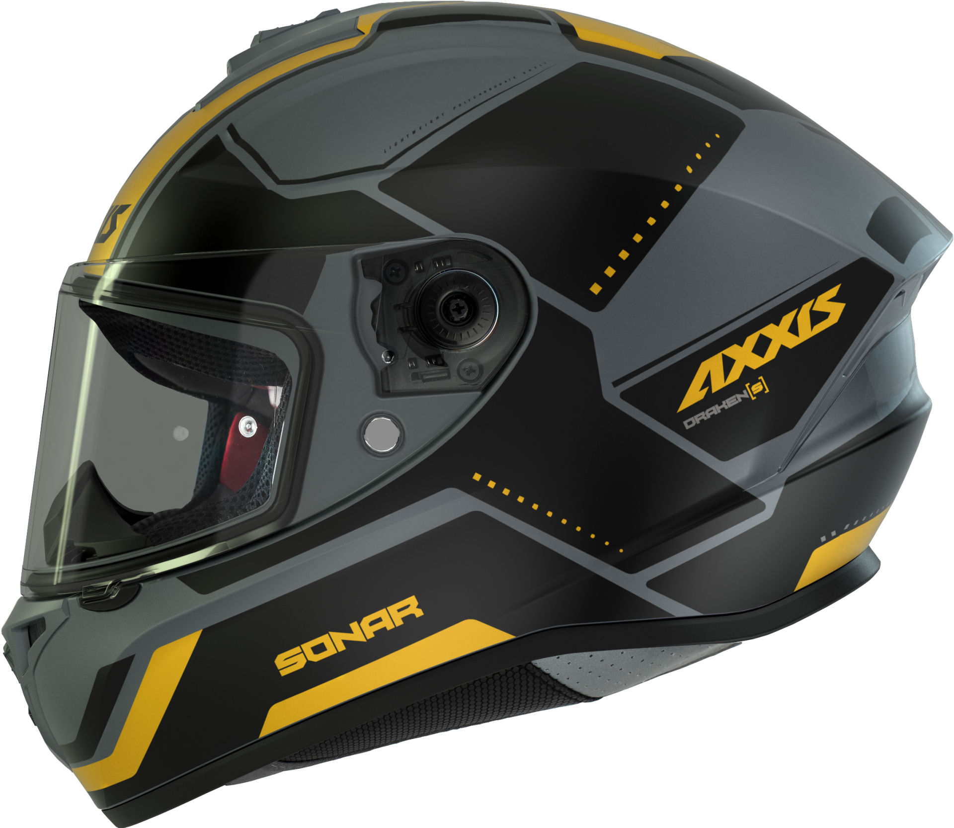 Axxis Draken S Sonar Mat Sarı