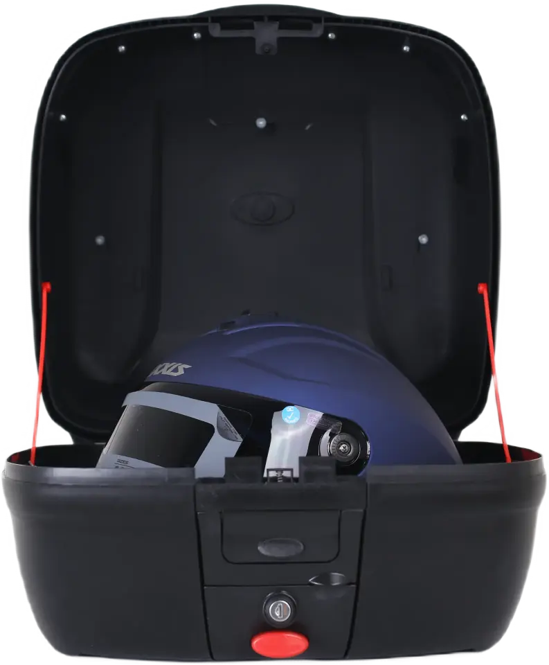 MAXEM SL40 BEYAZ SIRTLIKLI - 40LT MOTOSİKLET ARKA ÇANTA TOPCASE