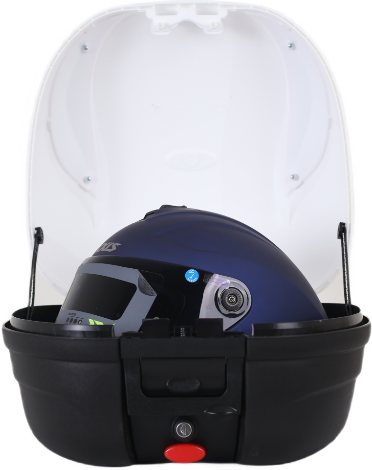 MAXEM SL35 BEYAZ MOTOSİKLET ARKA ÇANTA TOPCASE