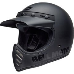 Moto-3 Classic Mat Siyah
