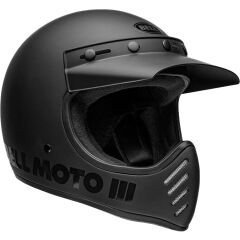 Moto-3 Classic Mat Siyah