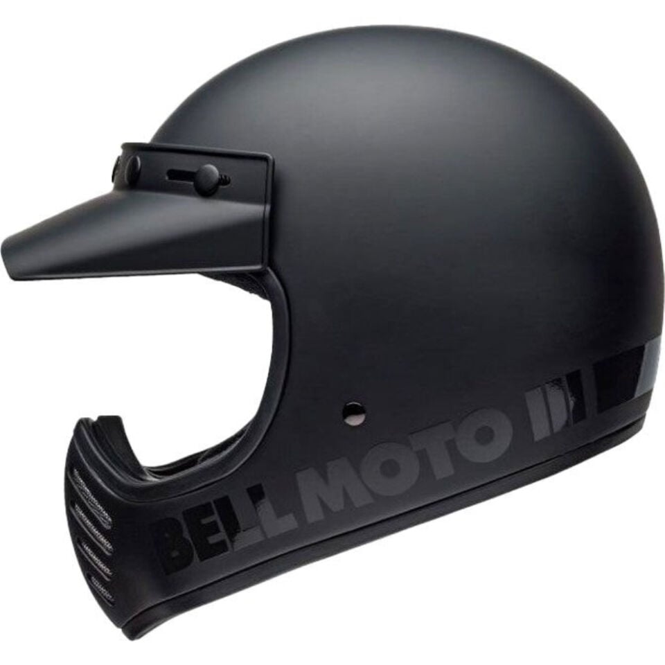Moto-3 Classic Mat Siyah