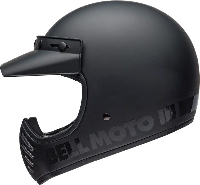 Moto-3 Classic Mat Siyah