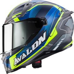 Caberg Avalon Optic Mat Gri Fosfor Sarı Mavi