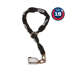 ABUS 8008/12KS120 - Alarmlı Disk Kilidi ve Zincir