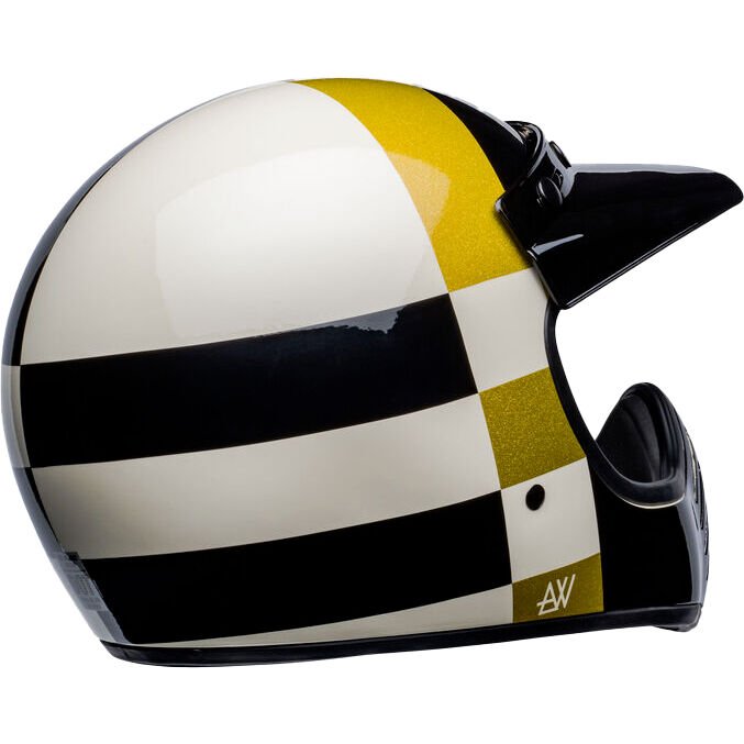 Moto-3 Atwyld Orbit Gloss Beyaz Siyah