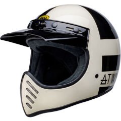 Moto-3 Atwyld Orbit Gloss Beyaz Siyah