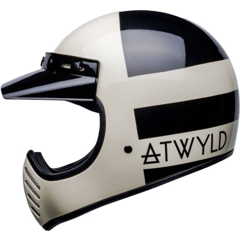 Moto-3 Atwyld Orbit Gloss Beyaz Siyah
