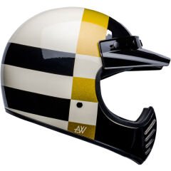 Moto-3 Atwyld Orbit Gloss Beyaz Siyah