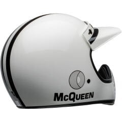 Moto-3 Steve McQueen Any Given Sunday Gloss Siyah Beyaz