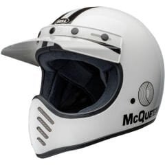 Moto-3 Steve McQueen Any Given Sunday Gloss Siyah Beyaz