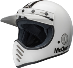 Moto-3 Steve McQueen Any Given Sunday Gloss Siyah Beyaz