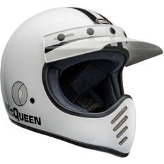 Moto-3 Steve McQueen Any Given Sunday Gloss Siyah Beyaz