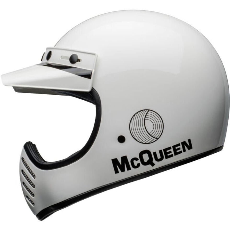 Moto-3 Steve McQueen Any Given Sunday Gloss Siyah Beyaz