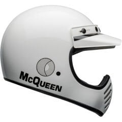 Moto-3 Steve McQueen Any Given Sunday Gloss Siyah Beyaz
