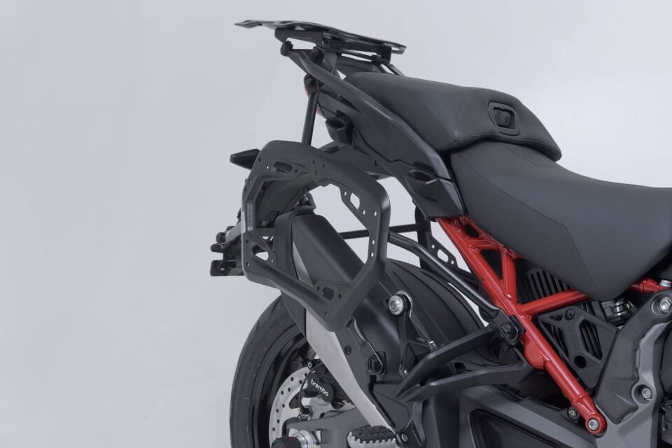SW-MOTECH Ducati Multistrada V4 PRO Yan Çanta Taşıyıcı Siyah - KFT.22.822.30002/B