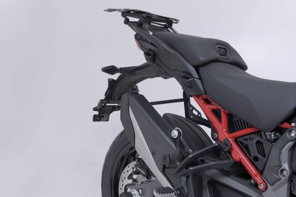 SW-MOTECH Ducati Multistrada V4 PRO Yan Çanta Taşıyıcı Siyah - KFT.22.822.30002/B
