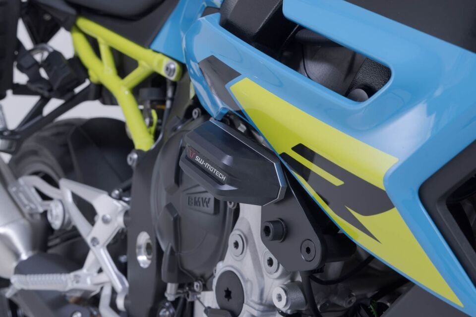 SW-MOTECH BMW S 1000 R Şasi Koruma Takozu Siyah - STP.07.590.11100/B
