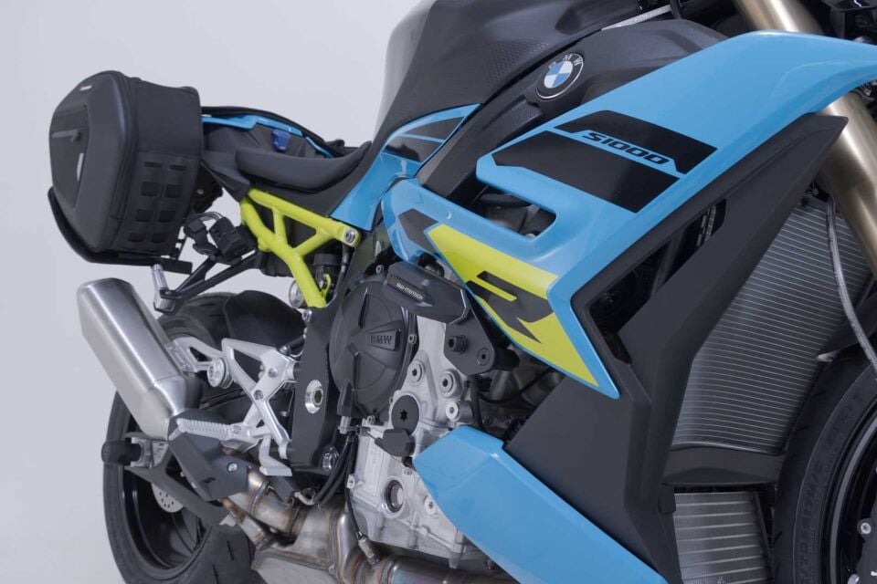 SW-MOTECH BMW S 1000 R Şasi Koruma Takozu Siyah - STP.07.590.11100/B