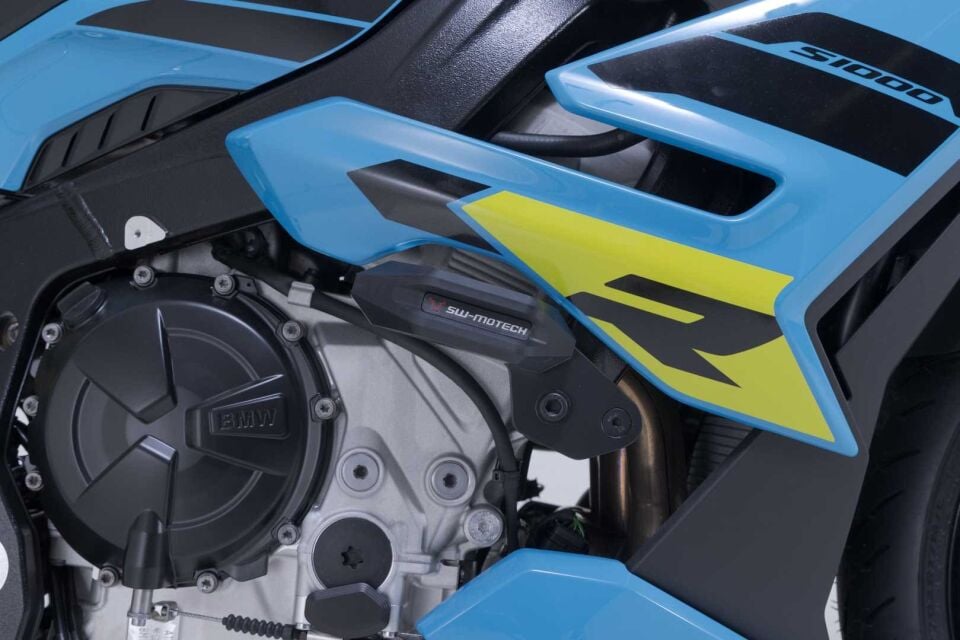 SW-MOTECH BMW S 1000 R Şasi Koruma Takozu Siyah - STP.07.590.11100/B