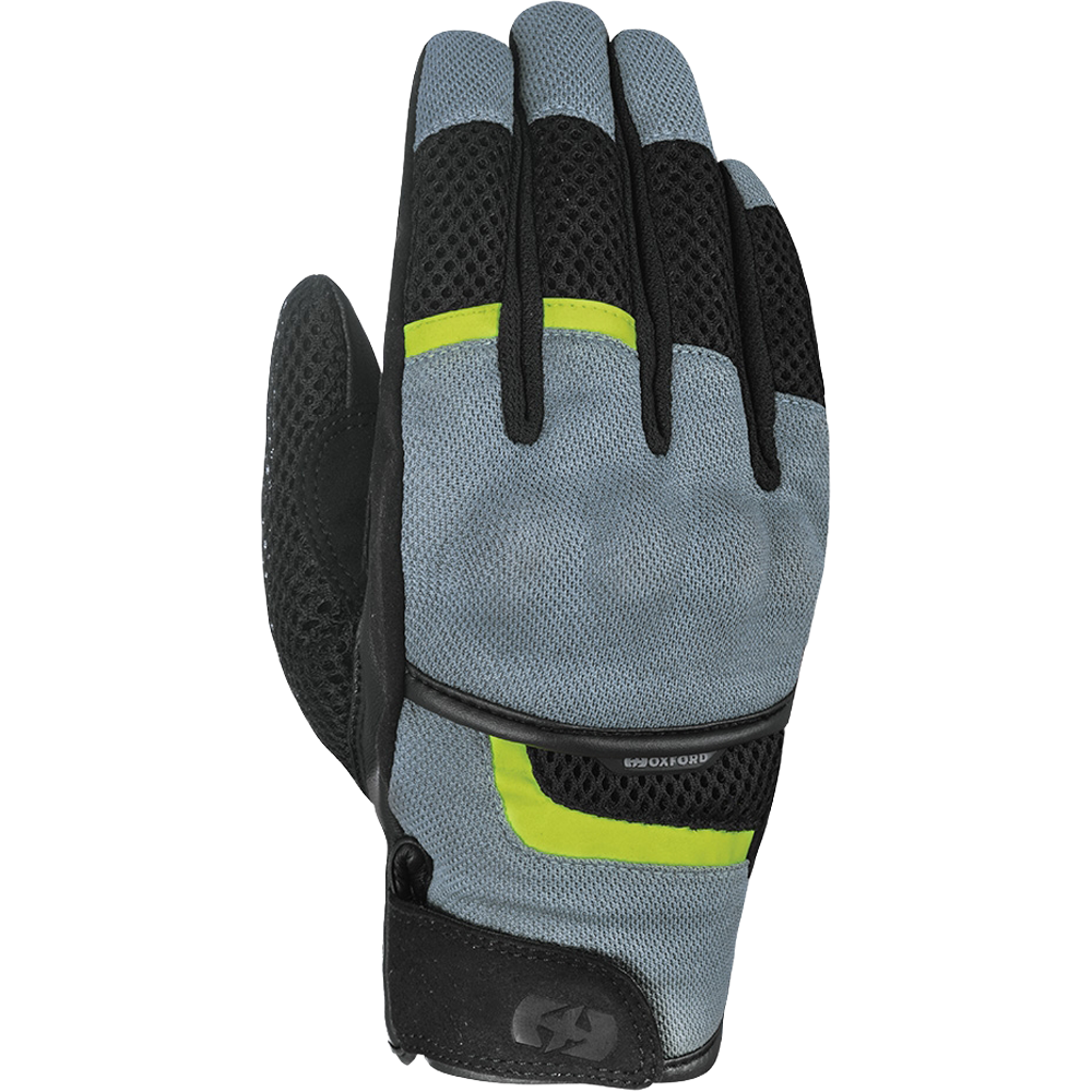 Oxford Brisbane Erkek Yazlık Motosiklet Eldiveni - Gri/Siyah - GM181105
