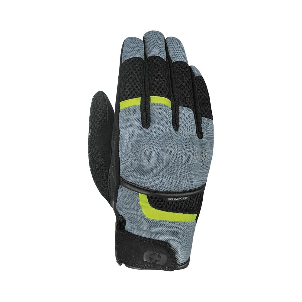 Oxford Brisbane Erkek Yazlık Motosiklet Eldiveni - Gri/Siyah - GM181105