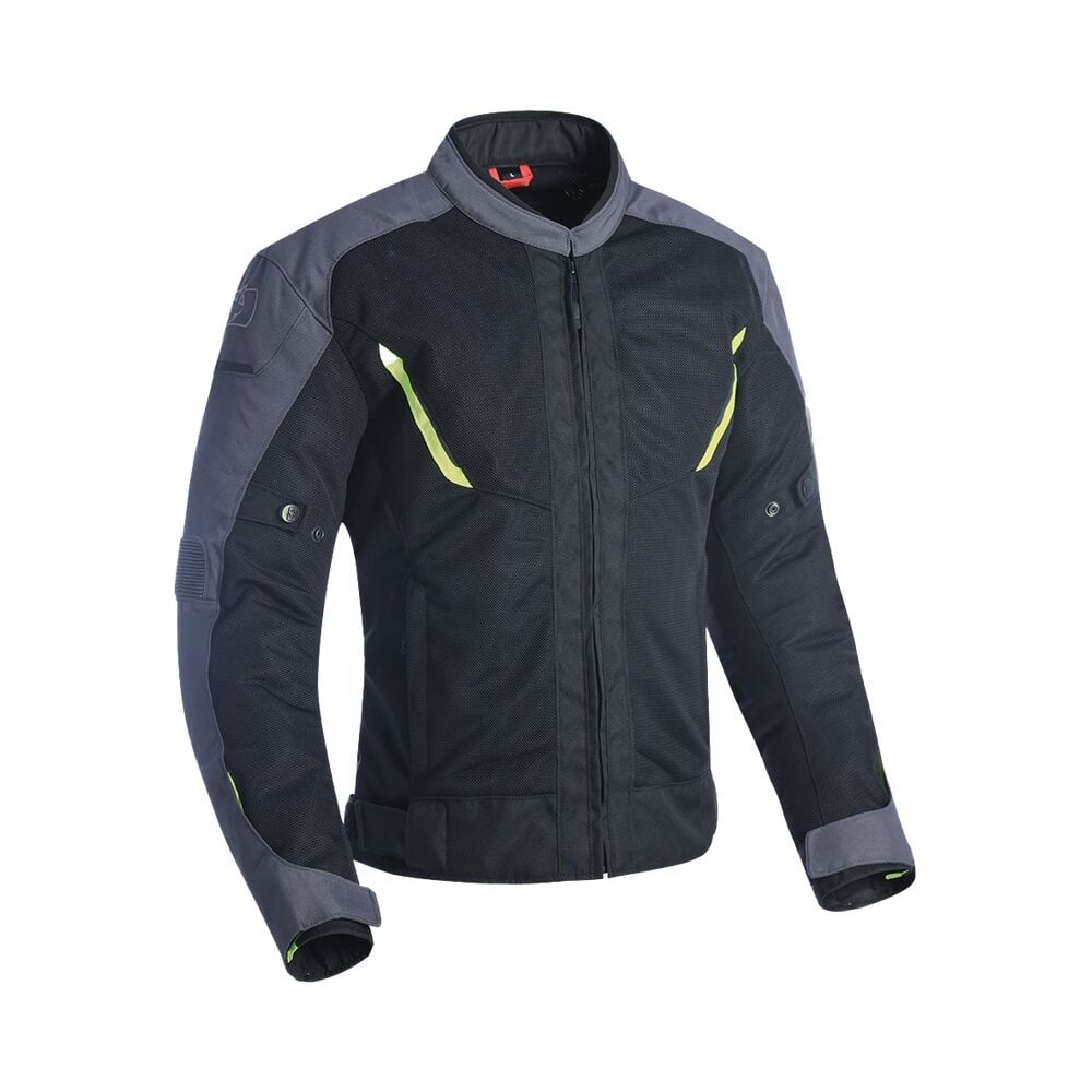 Oxford Delta Air 1.0 Erkek Ceketi - Gri, Fosfor Yeşil - TM193202