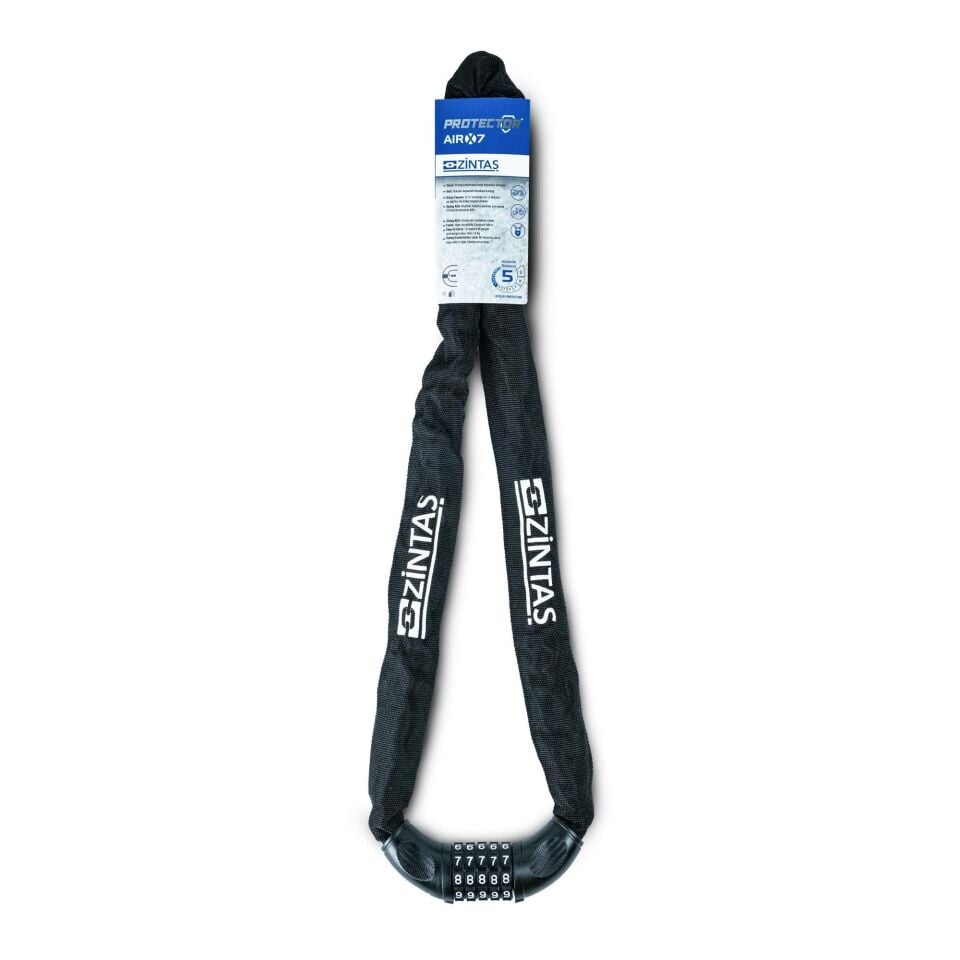 Zintaş AIRX 7 Şifreli Motosiklet Kilidi 120 cm