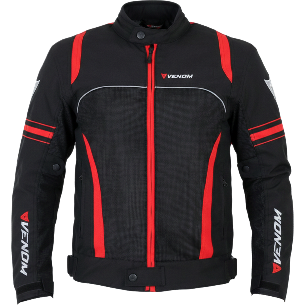 VENOM Spin - Motosiklet Ceketi - Kırmızı/Siyah
