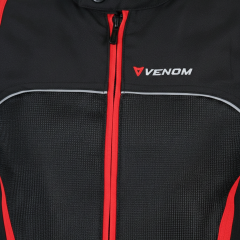 VENOM Spin - Motosiklet Ceketi - Kırmızı/Siyah