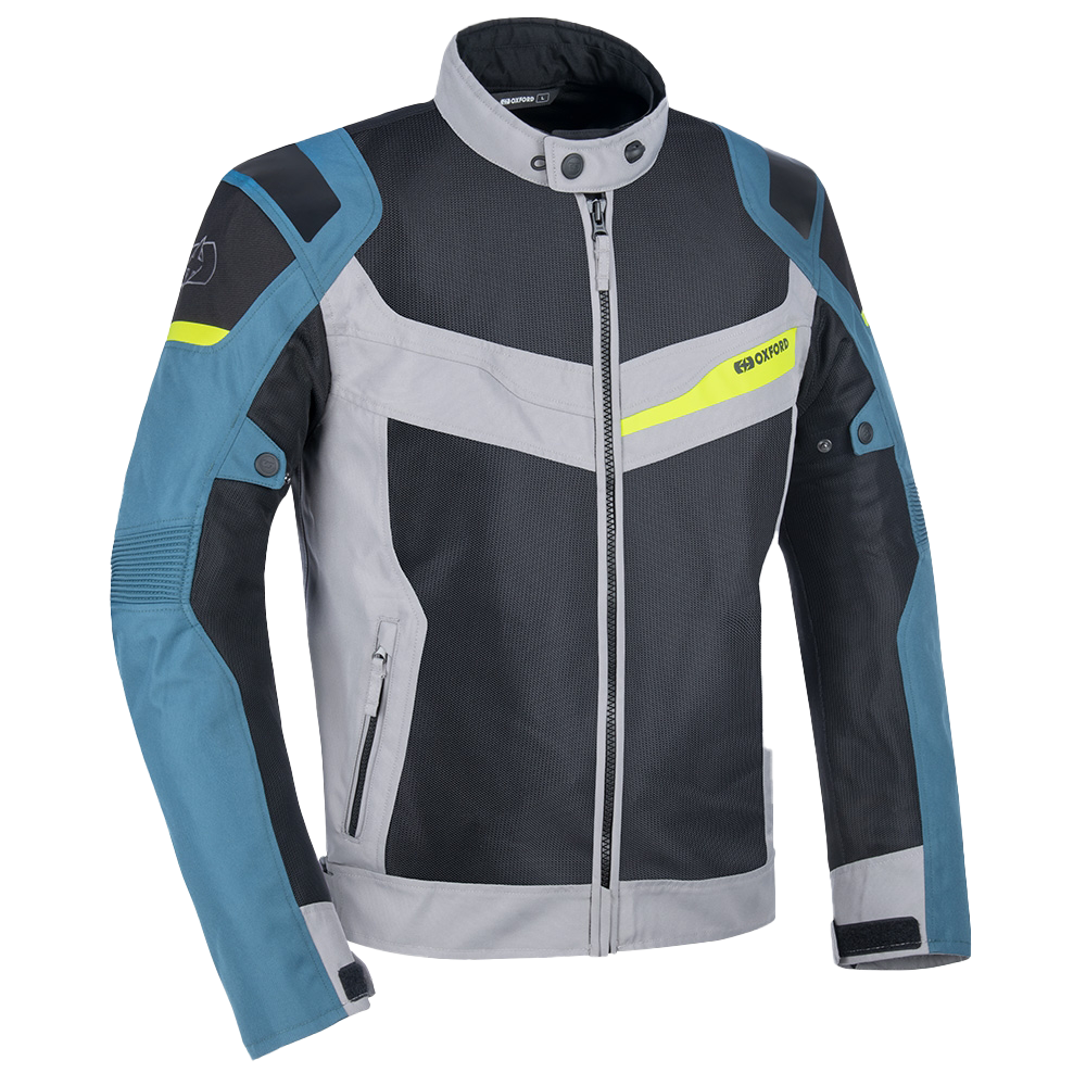 Oxford Dakar Dry2Dry Air Erkek Ceket - Gümüş/Siyah/Fosfor - TM211202