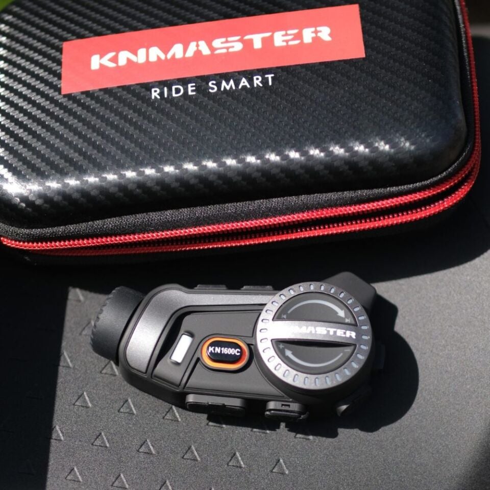 KN Master KN1600C Kameralı Motosiklet Kask İnterkom Bluetooth Kulaklık Seti